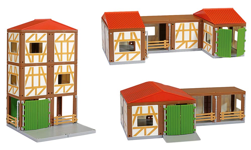 Amazon | ボーネルンド ジク(SIKU) SIKU WORLD 馬小屋のある農場